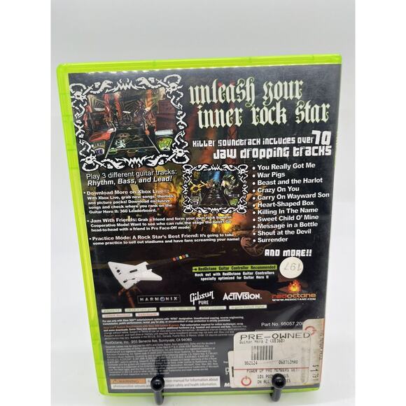 Guitar Hero II 2 Xbox 360 - Complete CIB - Tested - Picture 2 of 8
